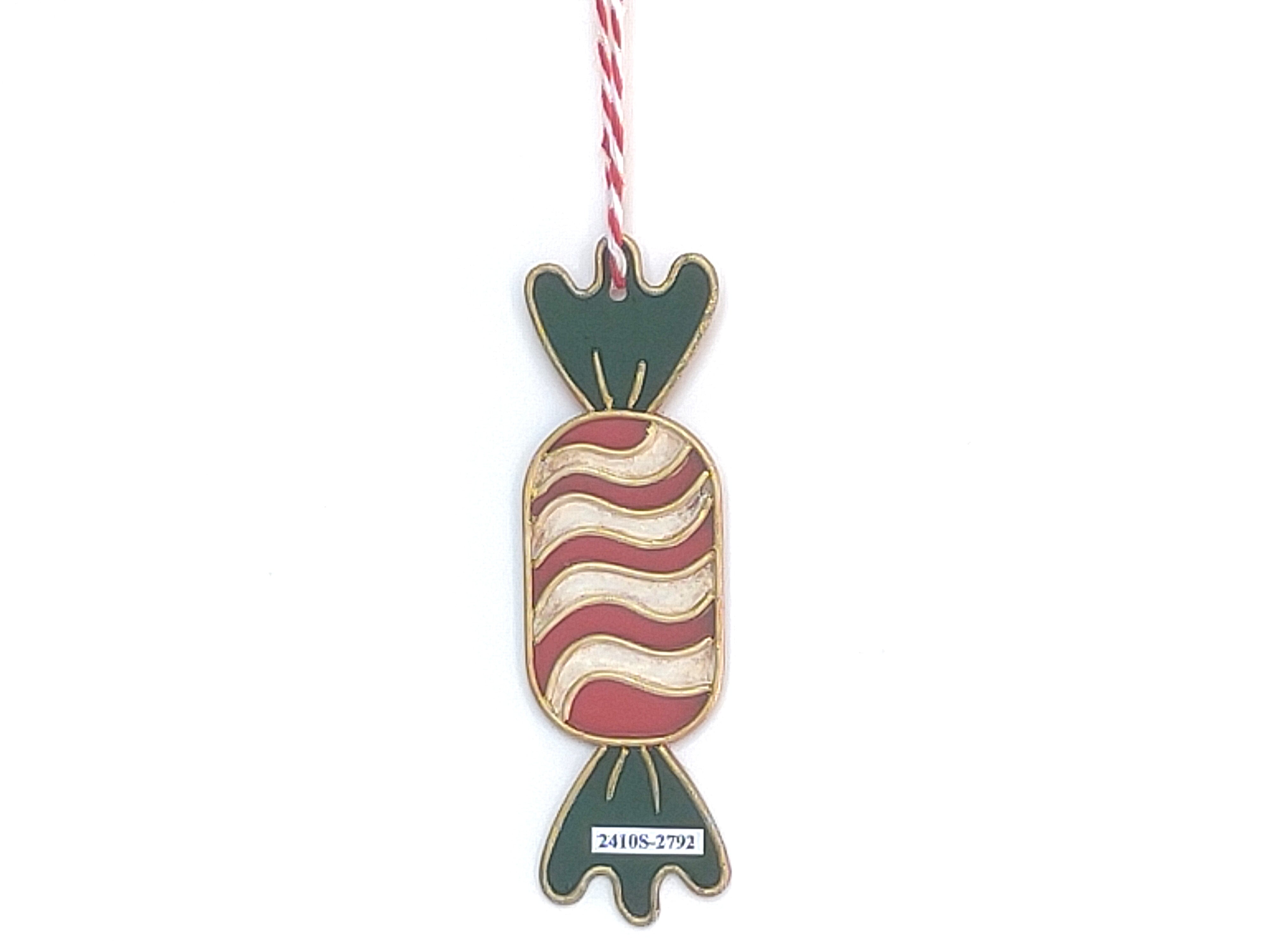 Green Vintage Candy Ornament for Christmas Tree